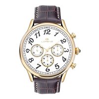 Reloj Lorenz Hombre Cronografo in Acero chapado en oro amarillo 030023BB - 030023BB